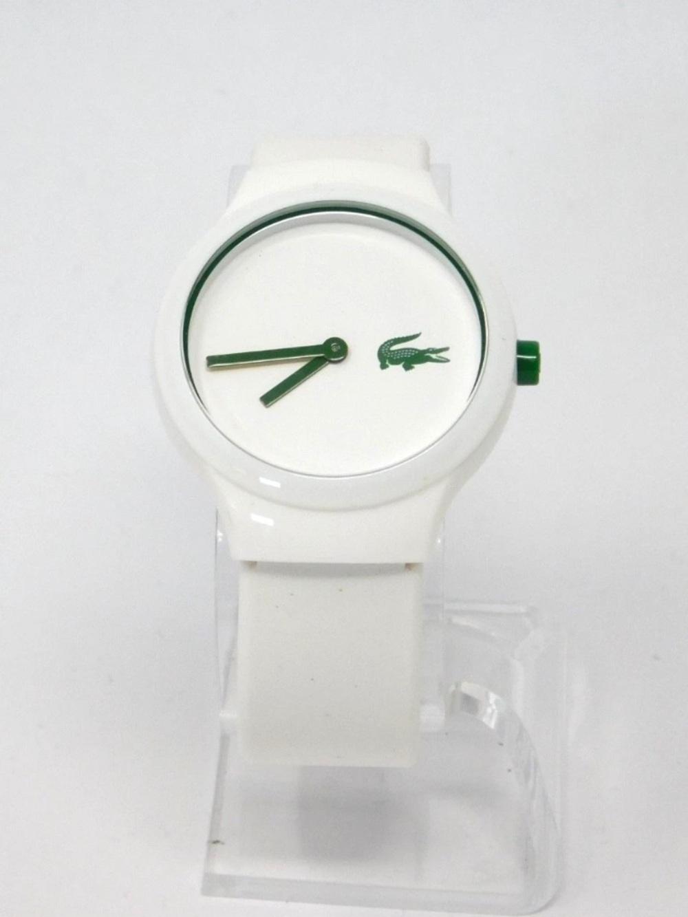 Lacoste Coa Watch White Dial Logo Silicone Band Unisex Sporty lc 90.4 47 2642